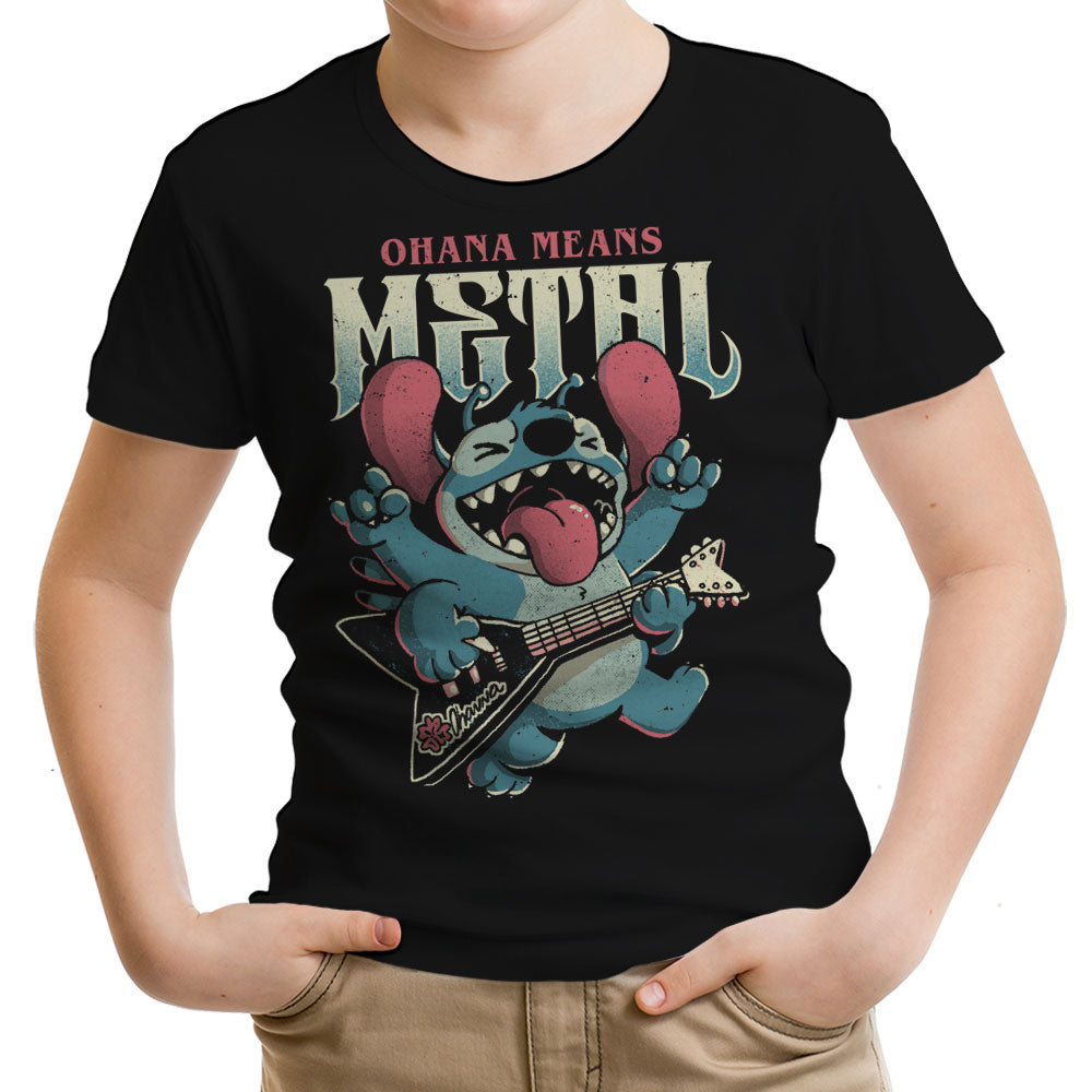 Ohana Means Metal Youth Apparel - Adult & Kids T-Shirts, Sweatshirts & Hoodies apparel design preview 1