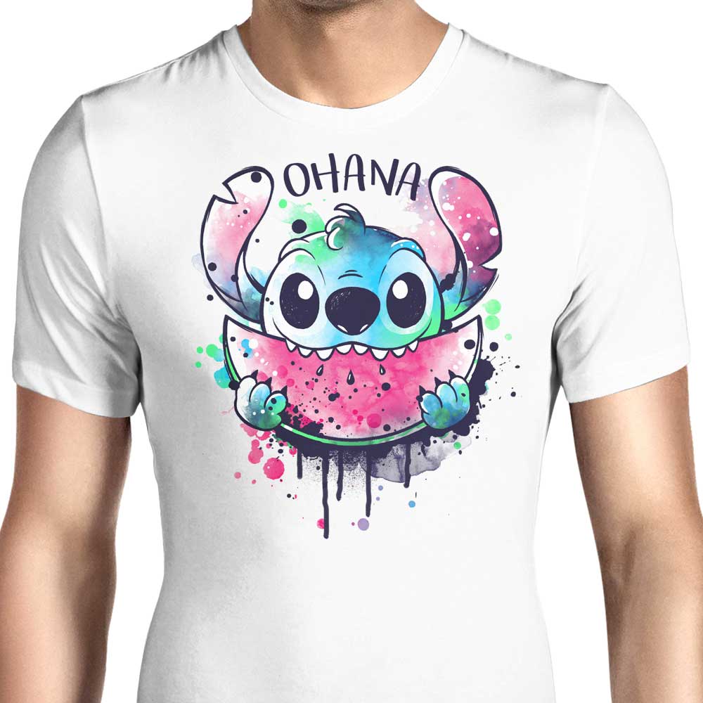 Ohana Watercolormelon Men's Apparel - Adult & Kids T-Shirts, Sweatshirts & Hoodies apparel design preview 1
