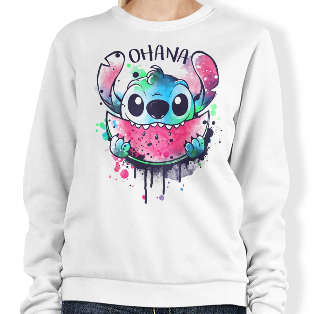 Ohana Watercolormelon - Adult & Kids T-Shirts, Sweatshirts & Hoodies apparel design preview 1