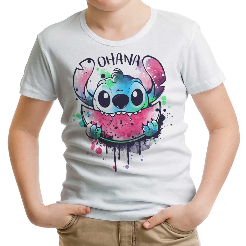 Ohana Watercolormelon Youth Apparel - Adult & Kids T-Shirts, Sweatshirts & Hoodies apparel design preview 1