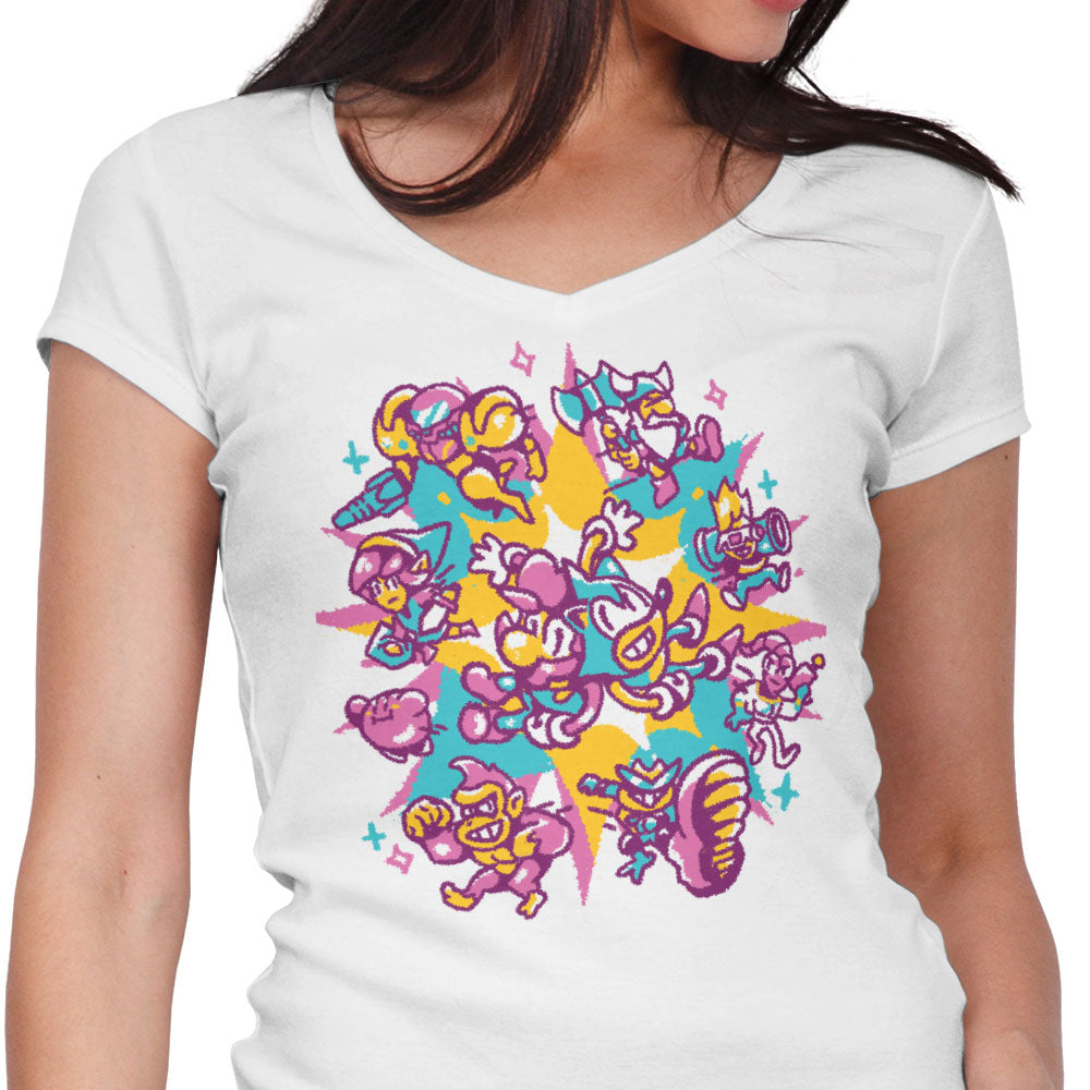 Old Battle Women's V-Neck - Adult & Kids T-Shirts, Sweatshirts & Hoodies apparel design preview 1