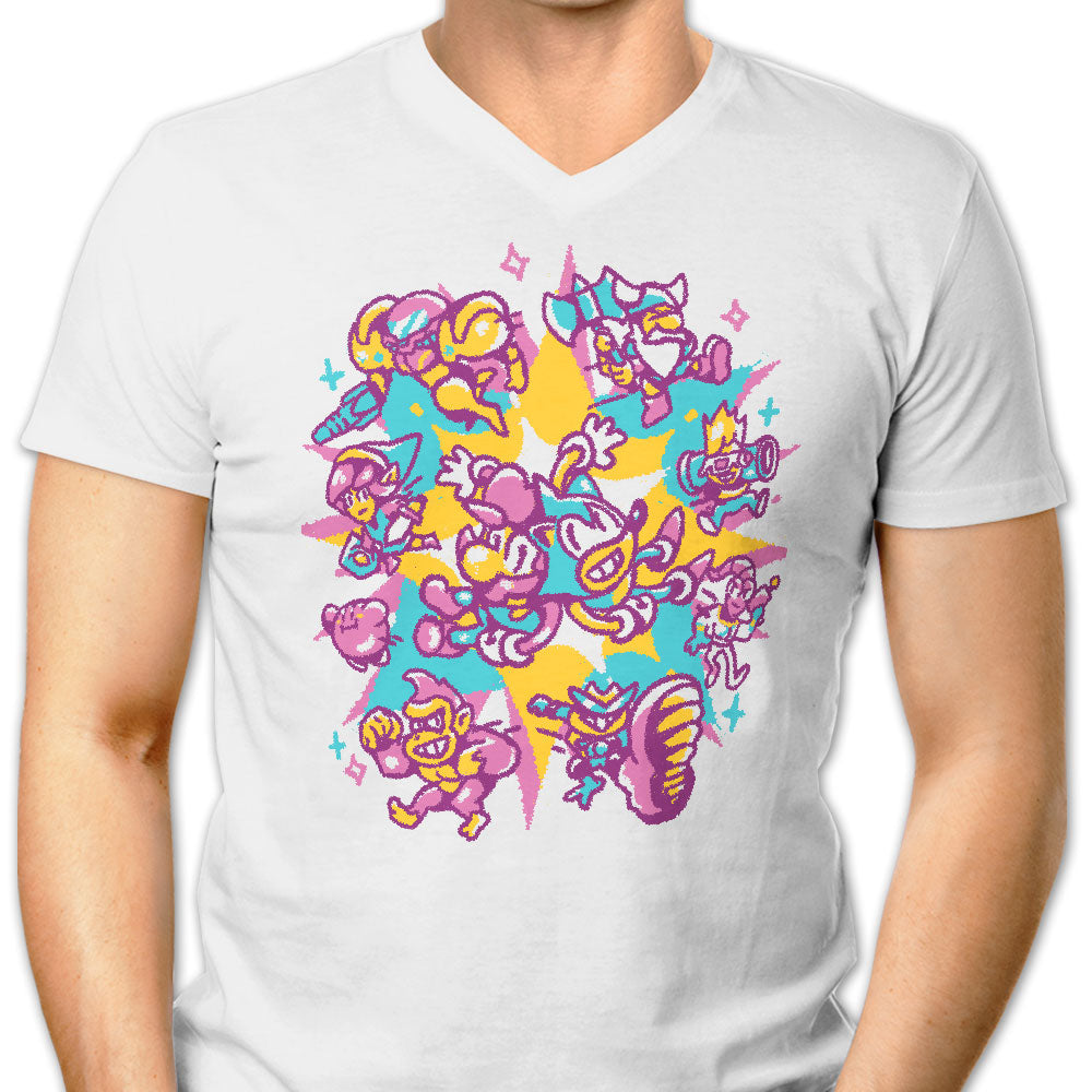 Old Battle Men's V-Neck - Adult & Kids T-Shirts, Sweatshirts & Hoodies apparel design preview 1