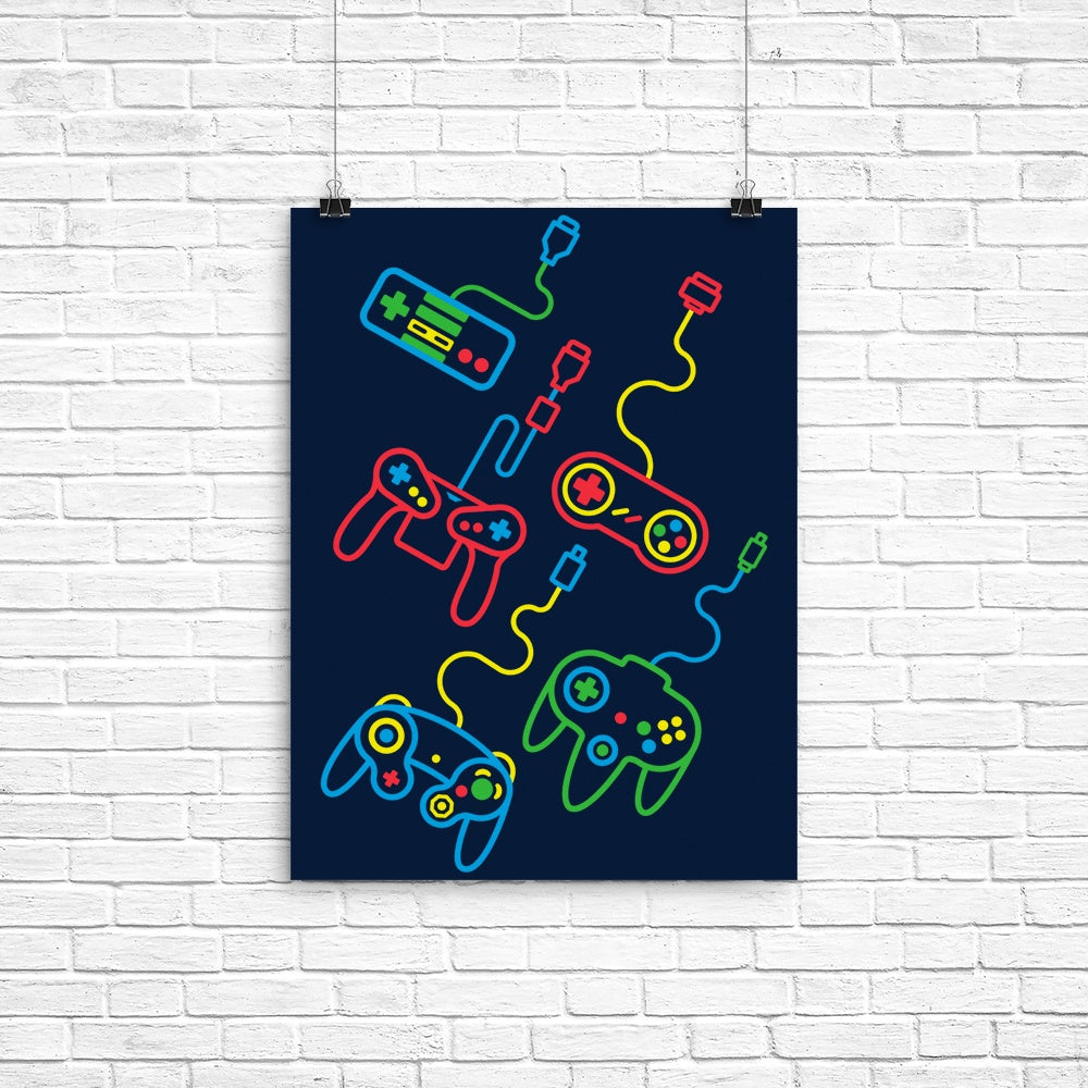 Old School Poster - Adult & Kids T-Shirts, Sweatshirts & Hoodies apparel design preview 1
