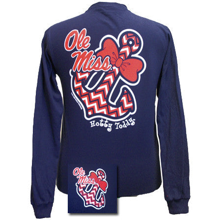 SALE Mississippi Chevron Anchor Bow Girlie Bright - Adult & Kids T-Shirts, Sweatshirts & Hoodies apparel design preview 1