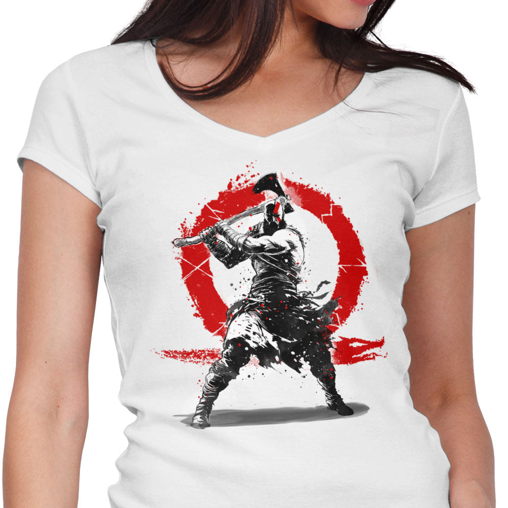 Olympus Wrath Women's V-Neck - Adult & Kids T-Shirts, Sweatshirts & Hoodies apparel design preview 1