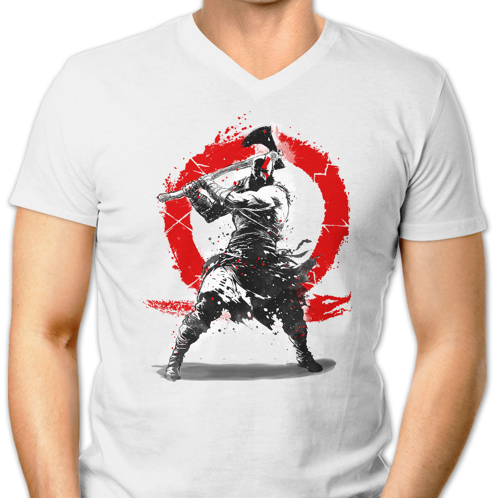 Olympus Wrath Men's V-Neck - Adult & Kids T-Shirts, Sweatshirts & Hoodies apparel design preview 1