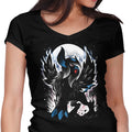 Omen of Misfortune Women's V-Neck - Adult & Kids T-Shirts, Sweatshirts & Hoodies apparel design preview 1