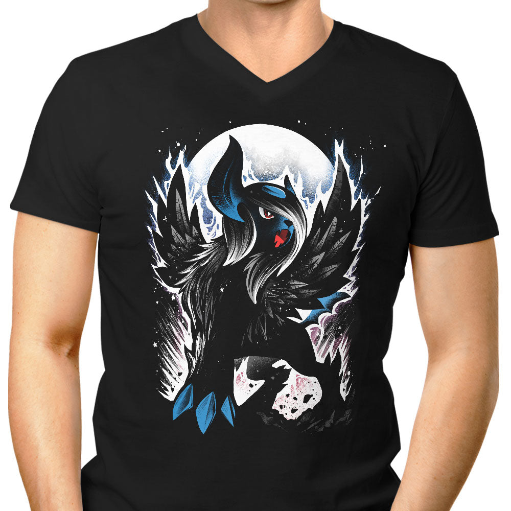 Omen of Misfortune Men's V-Neck - Adult & Kids T-Shirts, Sweatshirts & Hoodies apparel design preview 1