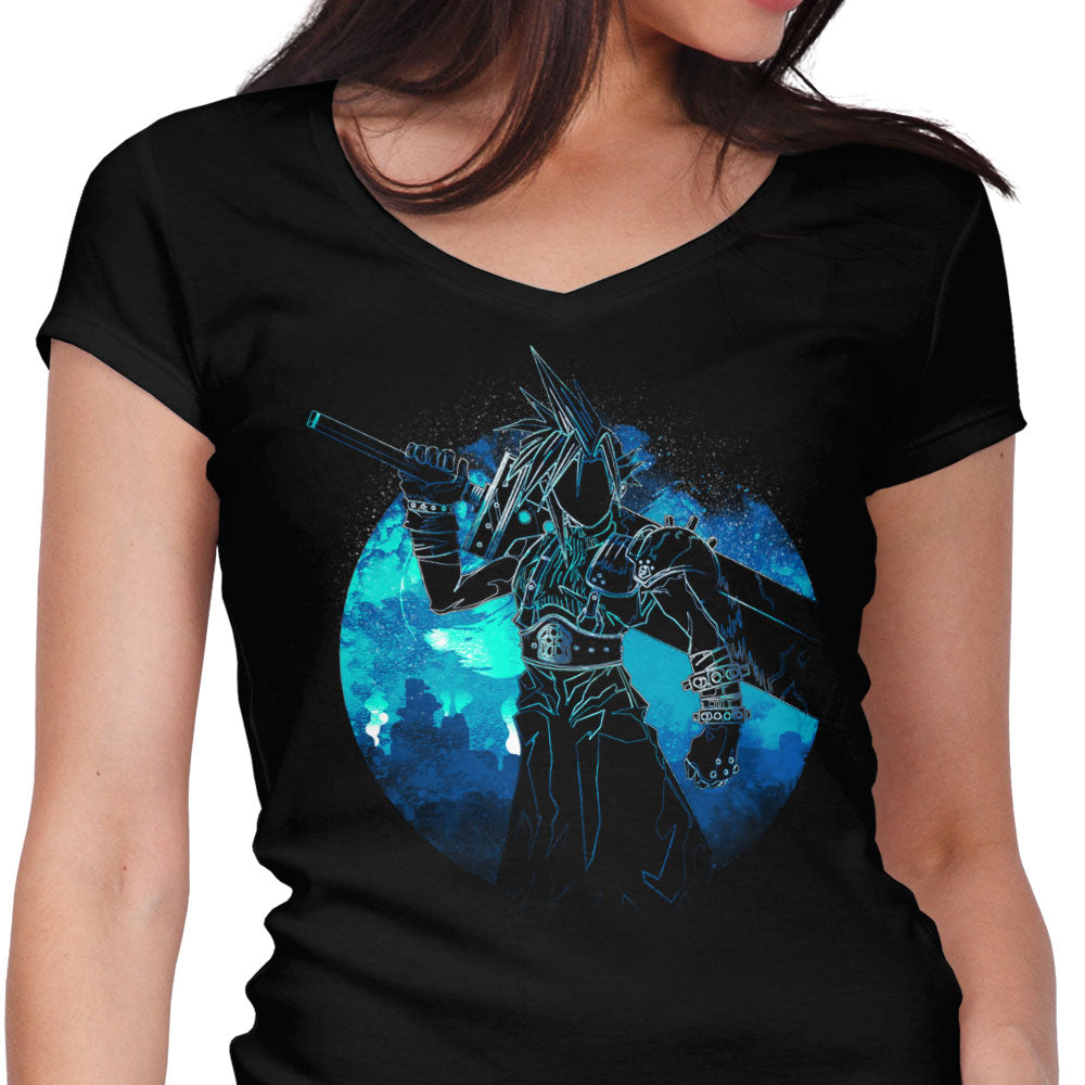 Omni Slash Orb Women's V-Neck - Adult & Kids T-Shirts, Sweatshirts & Hoodies apparel design preview 1