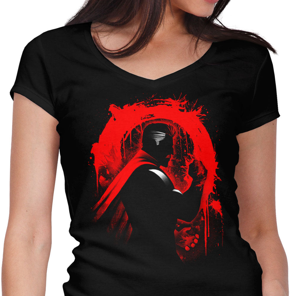 Omni Villain Women's V-Neck - Adult & Kids T-Shirts, Sweatshirts & Hoodies apparel design preview 1