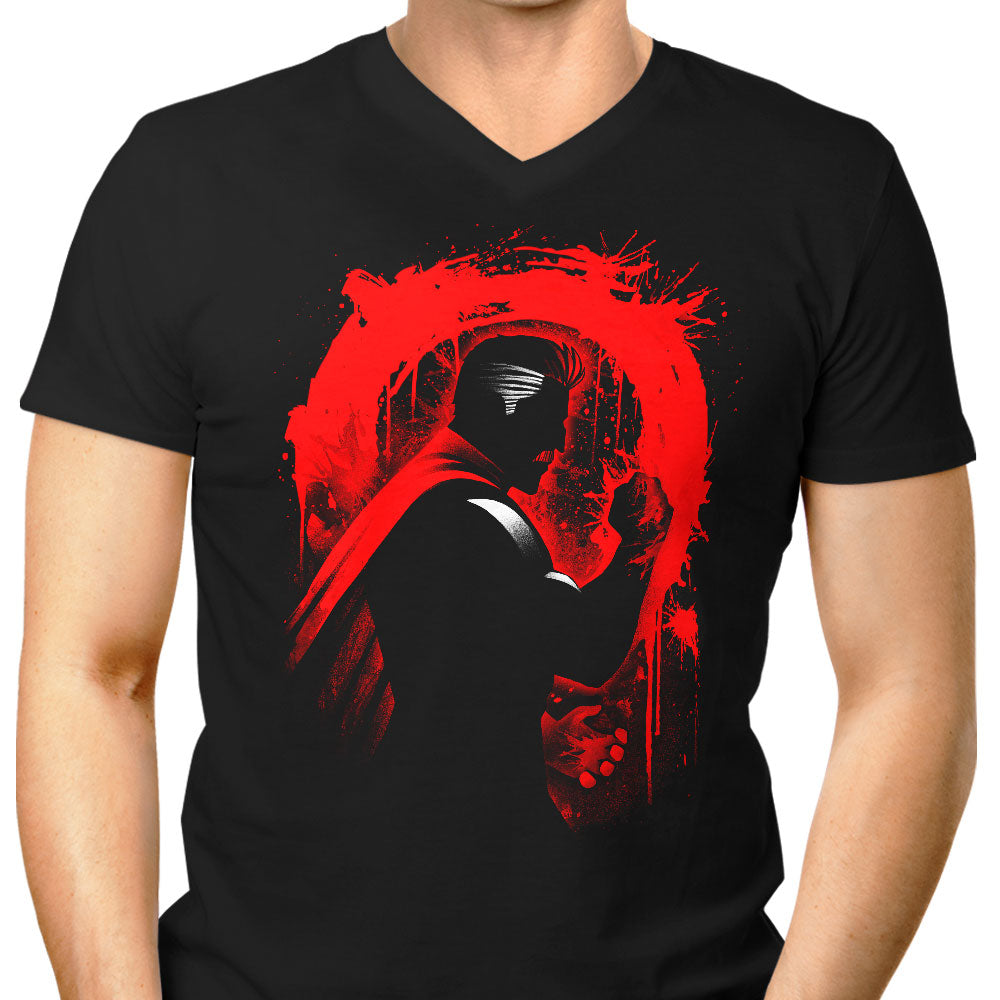Omni Villain Men's V-Neck - Adult & Kids T-Shirts, Sweatshirts & Hoodies apparel design preview 1
