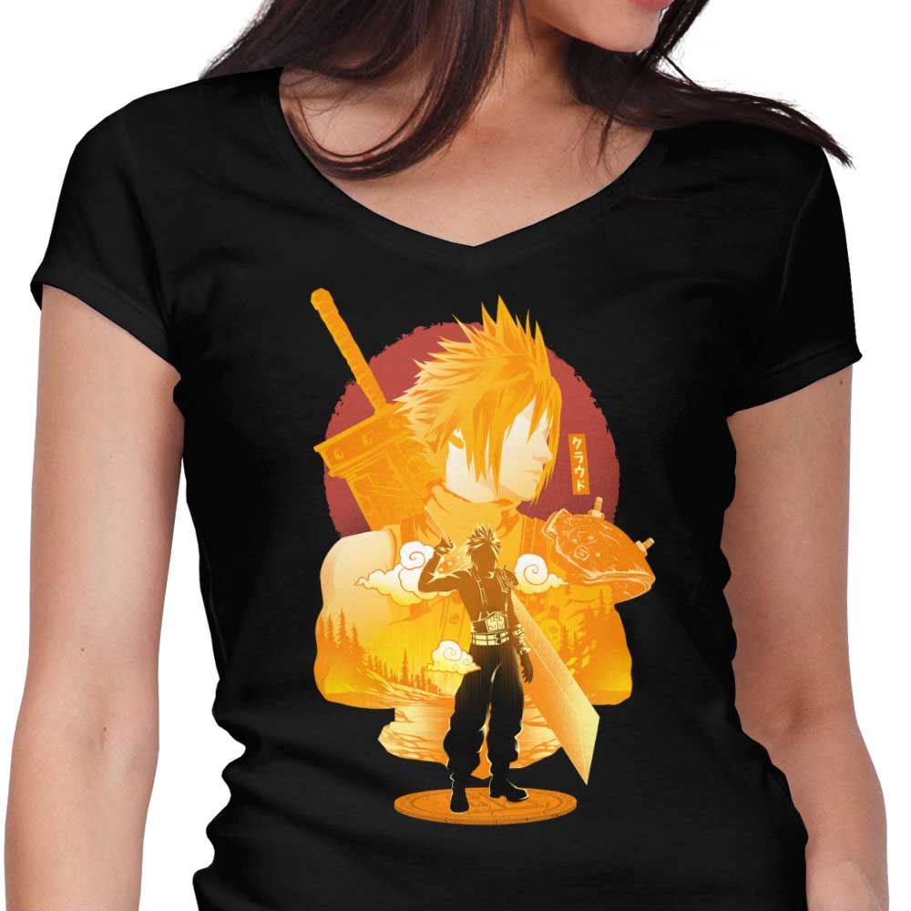 Omnislash Soldier Women's V-Neck - Adult & Kids T-Shirts, Sweatshirts & Hoodies apparel design preview 1