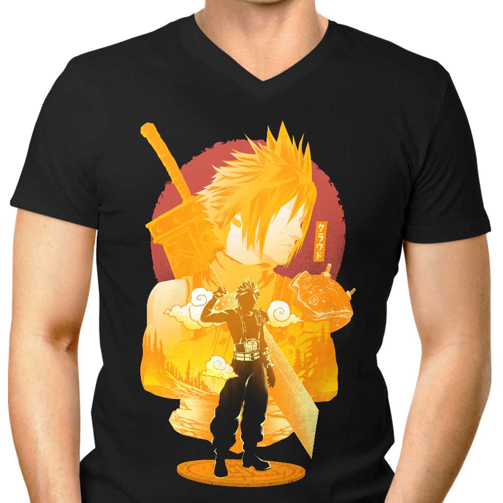 Omnislash Soldier Men's V-Neck - Adult & Kids T-Shirts, Sweatshirts & Hoodies apparel design preview 1