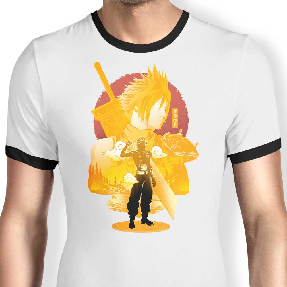 Omnislash Soldier Ringer - Adult & Kids T-Shirts, Sweatshirts & Hoodies apparel design preview 1