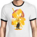 Omnislash Soldier Ringer - Adult & Kids T-Shirts, Sweatshirts & Hoodies apparel design preview 1