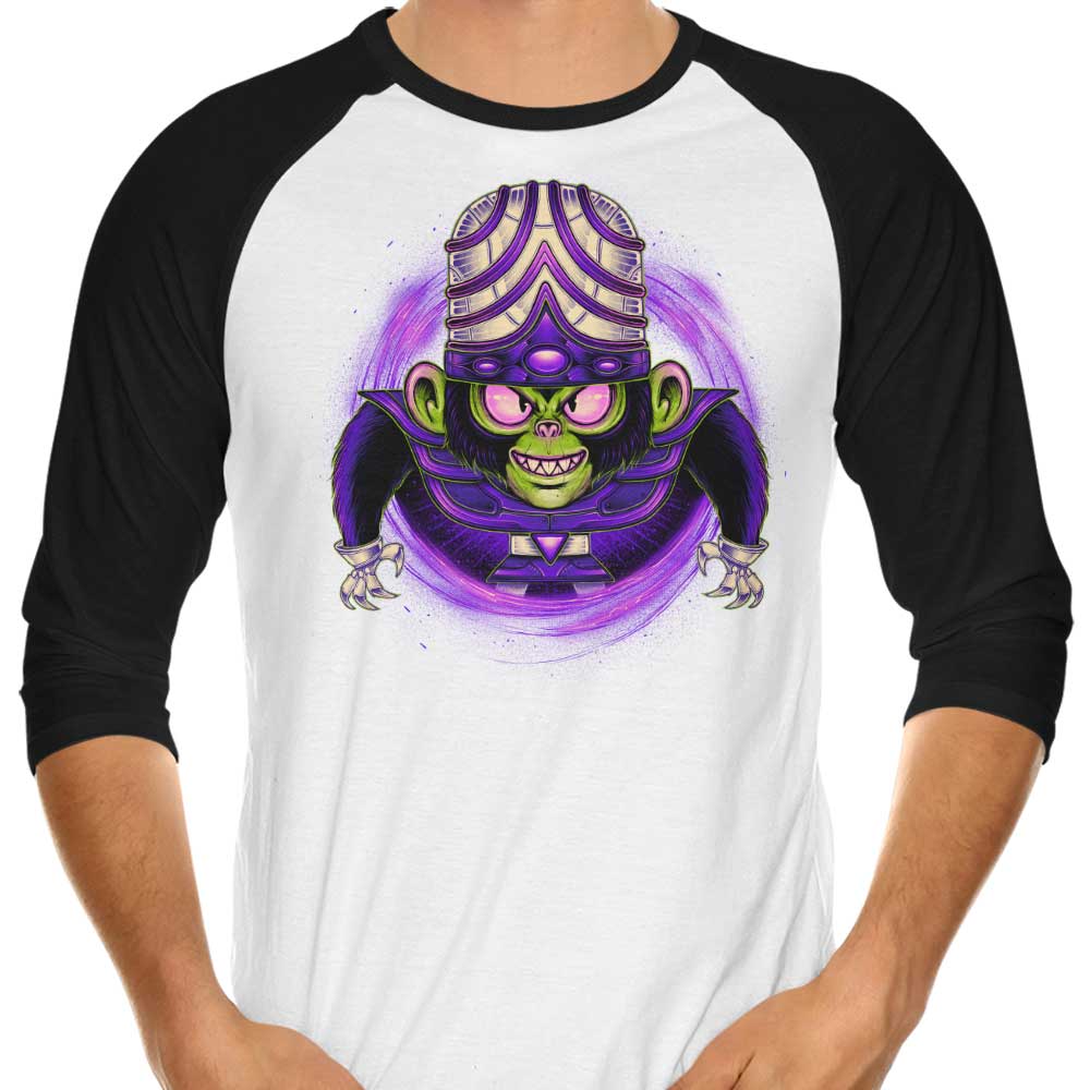 One Bad Monkey 3/4 Sleeve Raglan - Adult & Kids T-Shirts, Sweatshirts & Hoodies apparel design preview 1