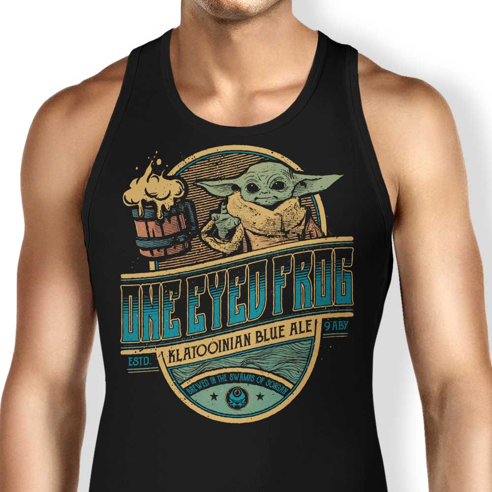 One Eyed Frog Ale Tank Top - Adult & Kids T-Shirts, Sweatshirts & Hoodies apparel design preview 1