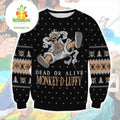One Piece Dead or Alive Monkey D Luffy One Piece Ugly Christmas Sweater product image