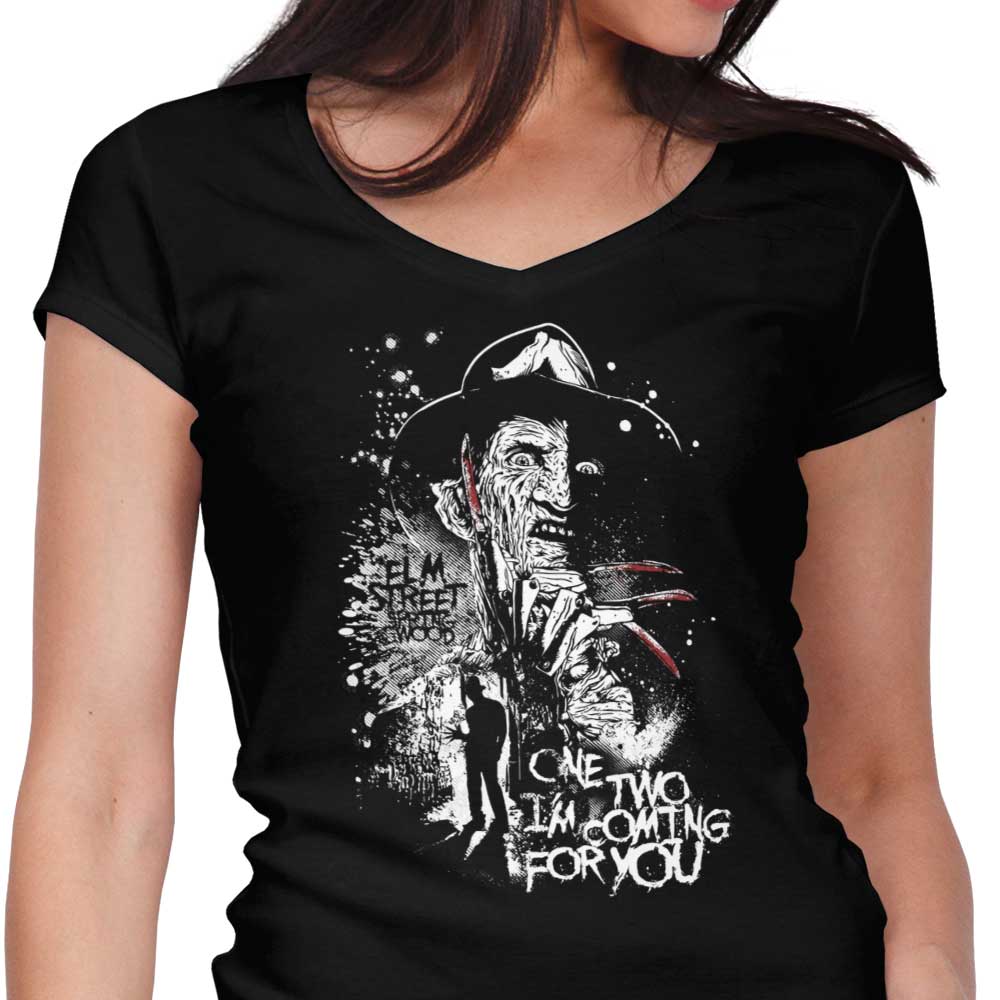 One, Two Women's V-Neck - Adult & Kids T-Shirts, Sweatshirts & Hoodies apparel design preview 1