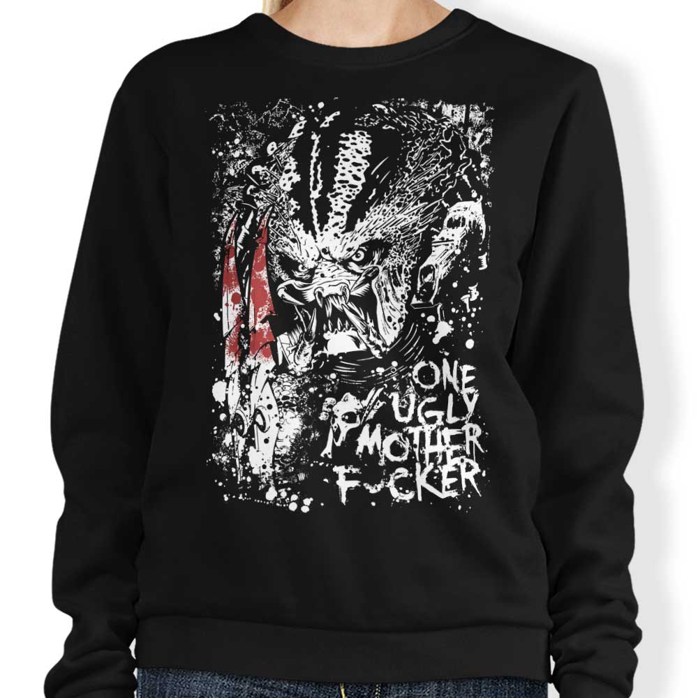 One Ugly Hunter - Adult & Kids T-Shirts, Sweatshirts & Hoodies apparel design preview 1