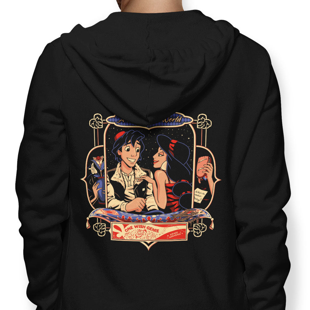 One Wish Genie - Adult & Kids T-Shirts, Sweatshirts & Hoodies apparel design preview 1