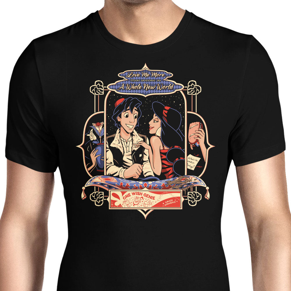 One Wish Genie Men's Apparel - Adult & Kids T-Shirts, Sweatshirts & Hoodies apparel design preview 1