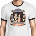 One Wish Genie Ringer - Adult & Kids T-Shirts, Sweatshirts & Hoodies apparel design preview 1