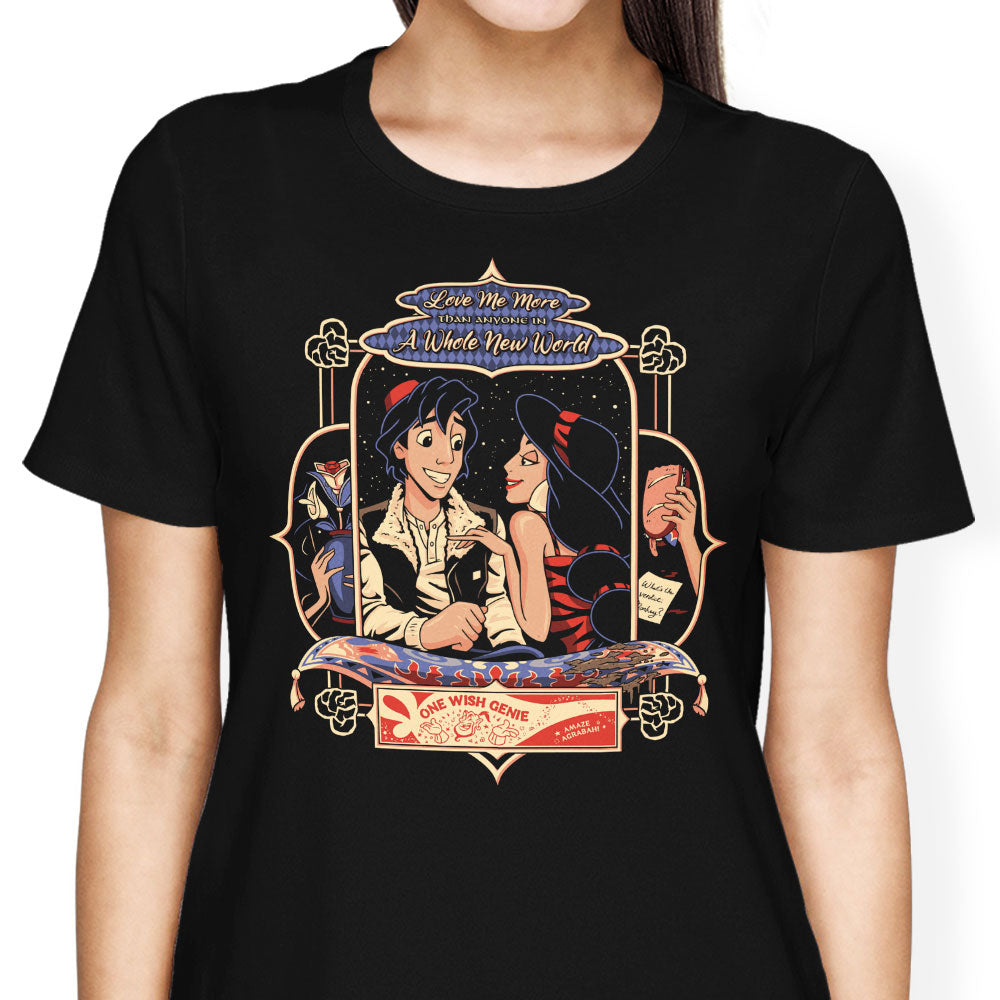 One Wish Genie Women's Apparel - Adult & Kids T-Shirts, Sweatshirts & Hoodies apparel design preview 1