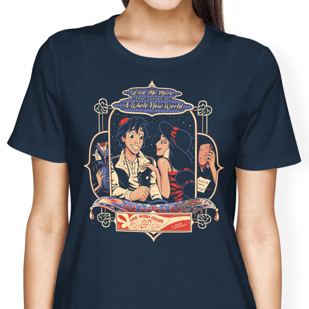 One Wish Genie Women's Apparel - Adult & Kids T-Shirts, Sweatshirts & Hoodies apparel design preview 2