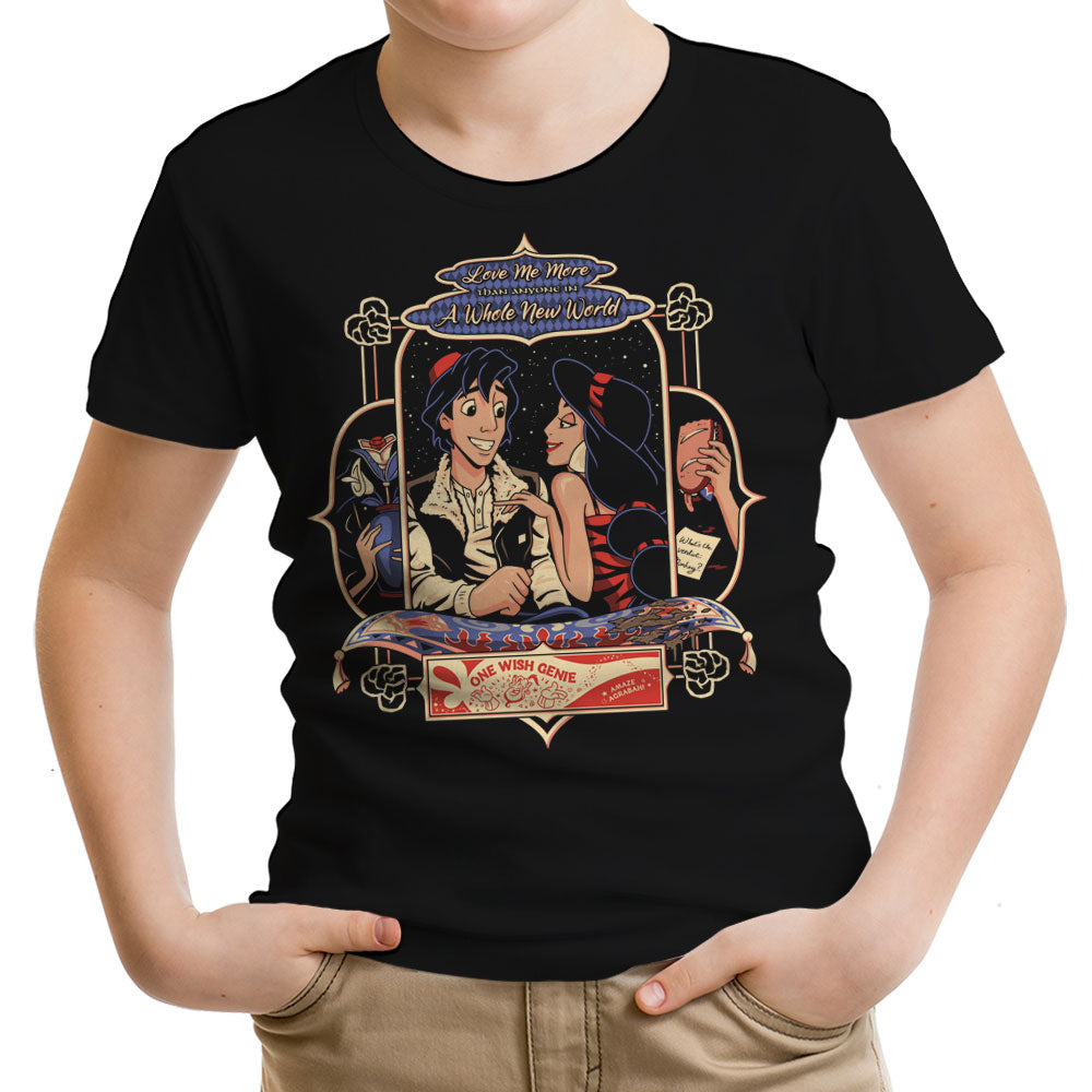 One Wish Genie Youth Apparel - Adult & Kids T-Shirts, Sweatshirts & Hoodies apparel design preview 1