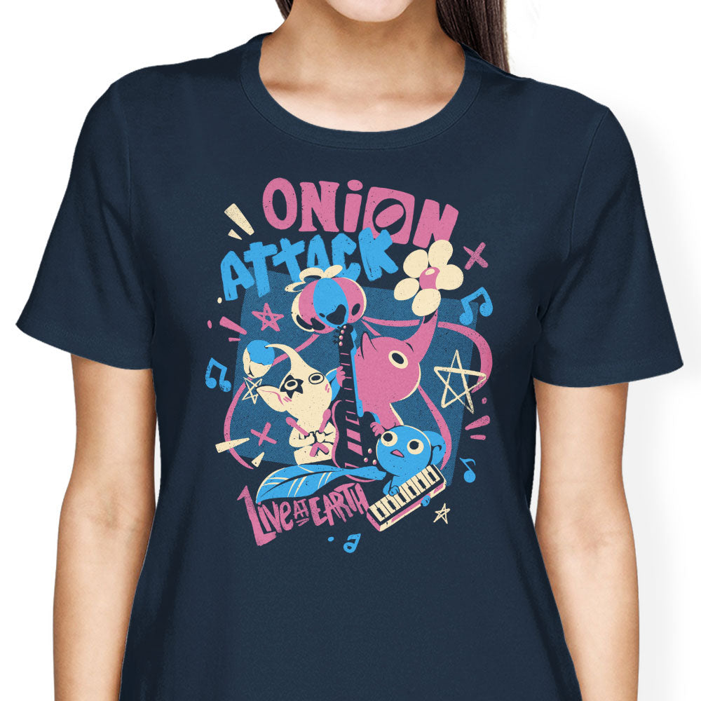 Onion Attack Women's Apparel - Adult & Kids T-Shirts, Sweatshirts & Hoodies apparel design preview 1