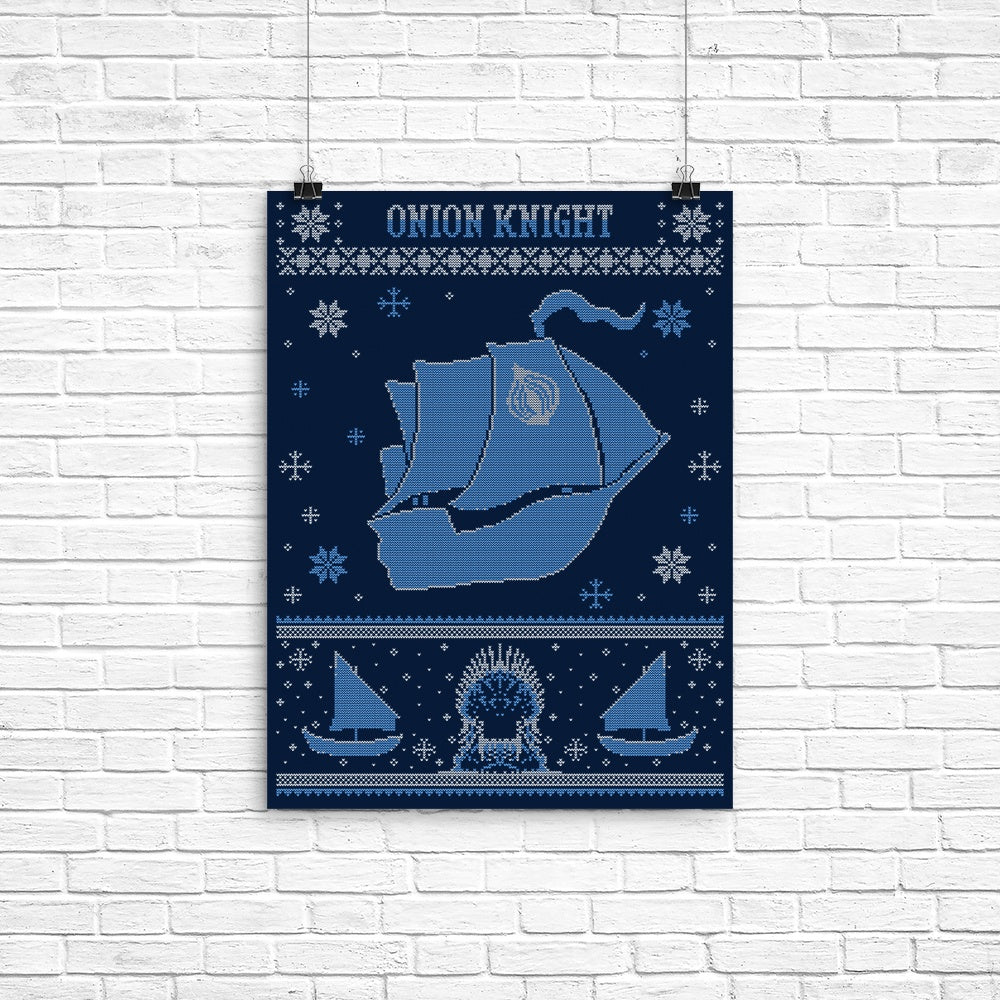 Onion Knight Sweater Poster - Adult & Kids T-Shirts, Sweatshirts & Hoodies apparel design preview 1