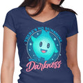 Only Darkness Women's V-Neck - Adult & Kids T-Shirts, Sweatshirts & Hoodies apparel design preview 1