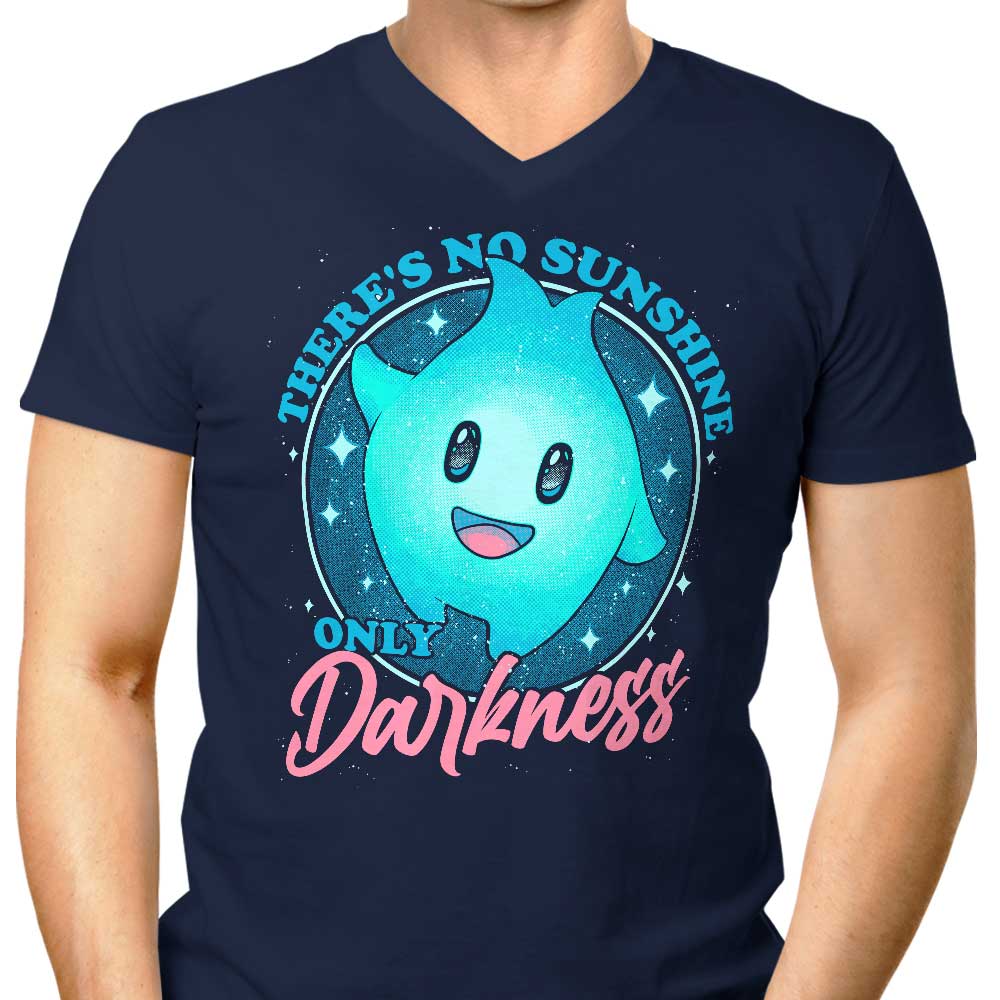 Only Darkness Men's V-Neck - Adult & Kids T-Shirts, Sweatshirts & Hoodies apparel design preview 1