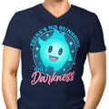 Only Darkness Men's V-Neck - Adult & Kids T-Shirts, Sweatshirts & Hoodies apparel design preview 1