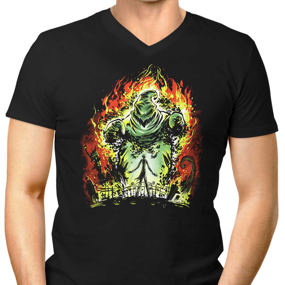Oogie Balrog Men's V-Neck - Adult & Kids T-Shirts, Sweatshirts & Hoodies apparel design preview 1