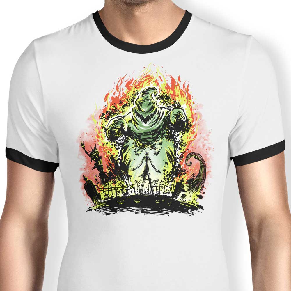 Oogie Balrog Ringer - Adult & Kids T-Shirts, Sweatshirts & Hoodies apparel design preview 1