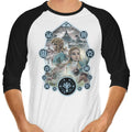 Open Your Eyes 3/4 Sleeve Raglan - Adult & Kids T-Shirts, Sweatshirts & Hoodies apparel design preview 1