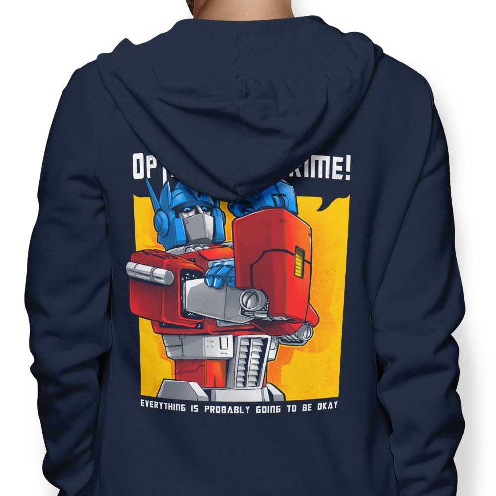 Optimistic Prime - Adult & Kids T-Shirts, Sweatshirts & Hoodies apparel design preview 1