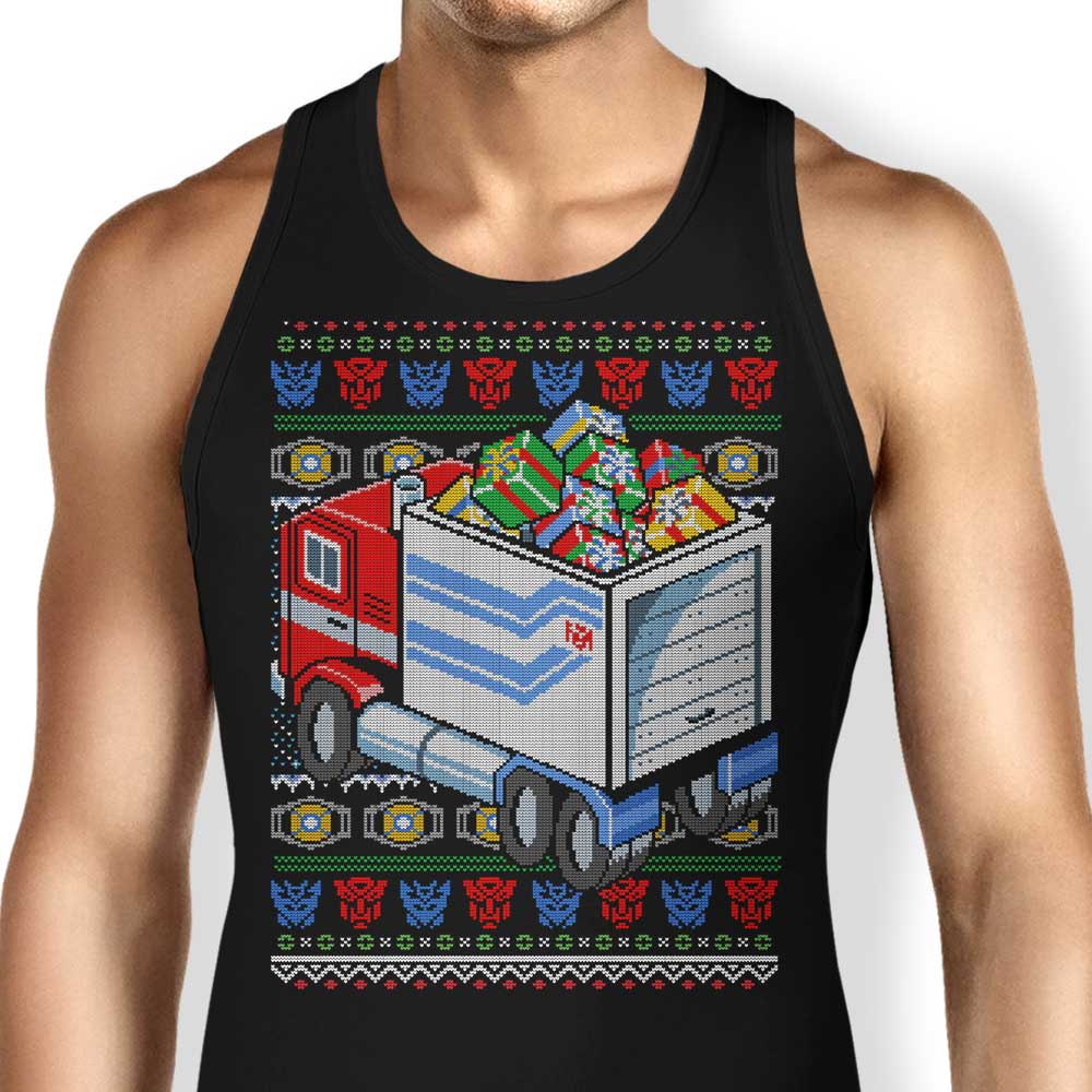 Optimus Sweater Tank Top - Adult & Kids T-Shirts, Sweatshirts & Hoodies apparel design preview 1