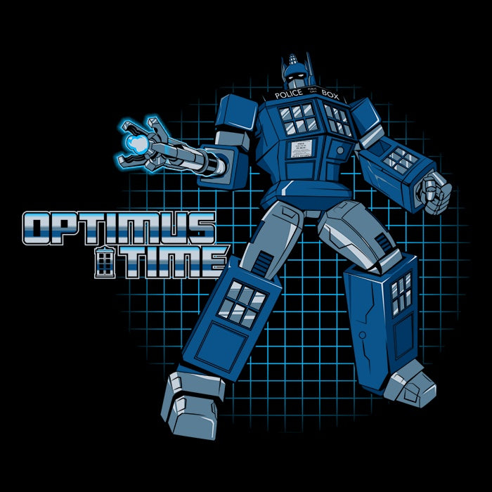 Optimus Time - Adult & Kids T-Shirts, Sweatshirts & Hoodies apparel design preview 2