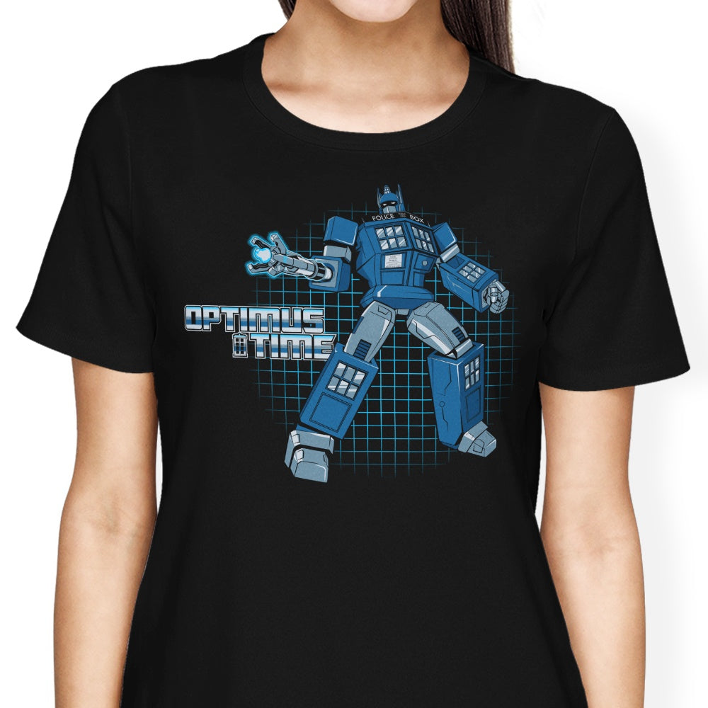Optimus Time Women's Apparel - Adult & Kids T-Shirts, Sweatshirts & Hoodies apparel design preview 2