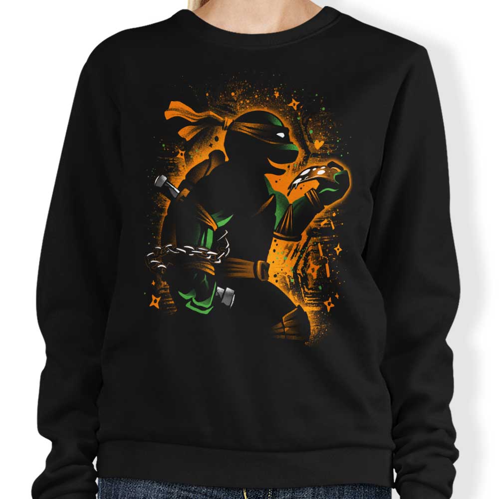 Orange Partying Ninja - Adult & Kids T-Shirts, Sweatshirts & Hoodies apparel design preview 1