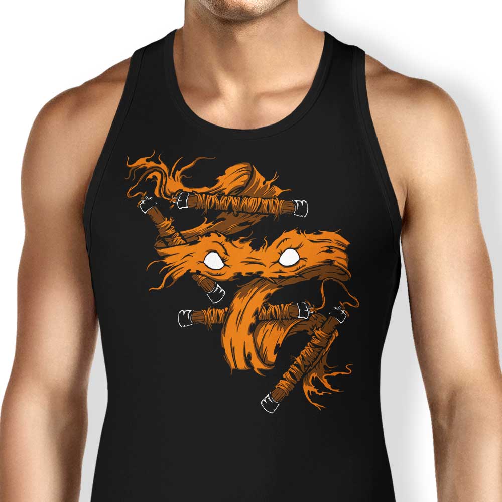 Orange Rage Tank Top - Adult & Kids T-Shirts, Sweatshirts & Hoodies apparel design preview 1
