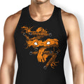 Orange Rage Tank Top - Adult & Kids T-Shirts, Sweatshirts & Hoodies apparel design preview 1