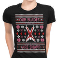 Our Sweaters are Stitched Women's Apparel - Adult & Kids T-Shirts, Sweatshirts & Hoodies apparel design preview 1