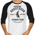 Ours is the Fury (Alt) 3/4 Sleeve Raglan - Adult & Kids T-Shirts, Sweatshirts & Hoodies apparel design preview 1