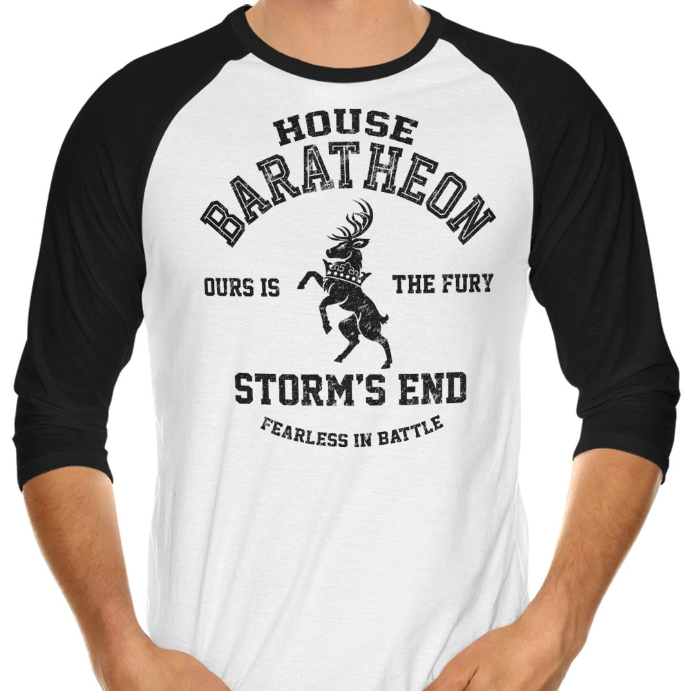 Ours is the Fury (Alt) 3/4 Sleeve Raglan - Adult & Kids T-Shirts, Sweatshirts & Hoodies apparel design preview 1