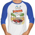 Outrun 3/4 Sleeve Raglan - Adult & Kids T-Shirts, Sweatshirts & Hoodies apparel design preview 1