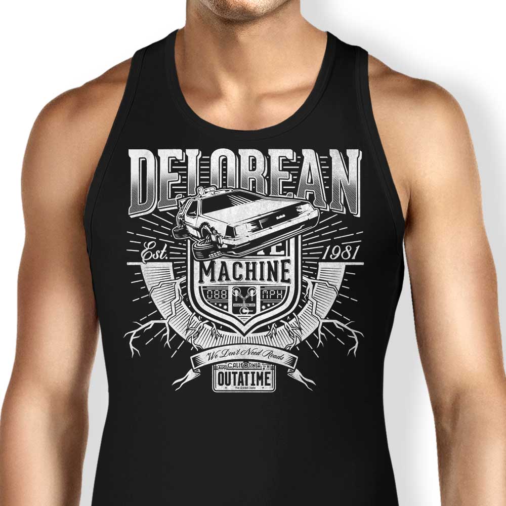 Outta Time Tank Top - Adult & Kids T-Shirts, Sweatshirts & Hoodies apparel design preview 1